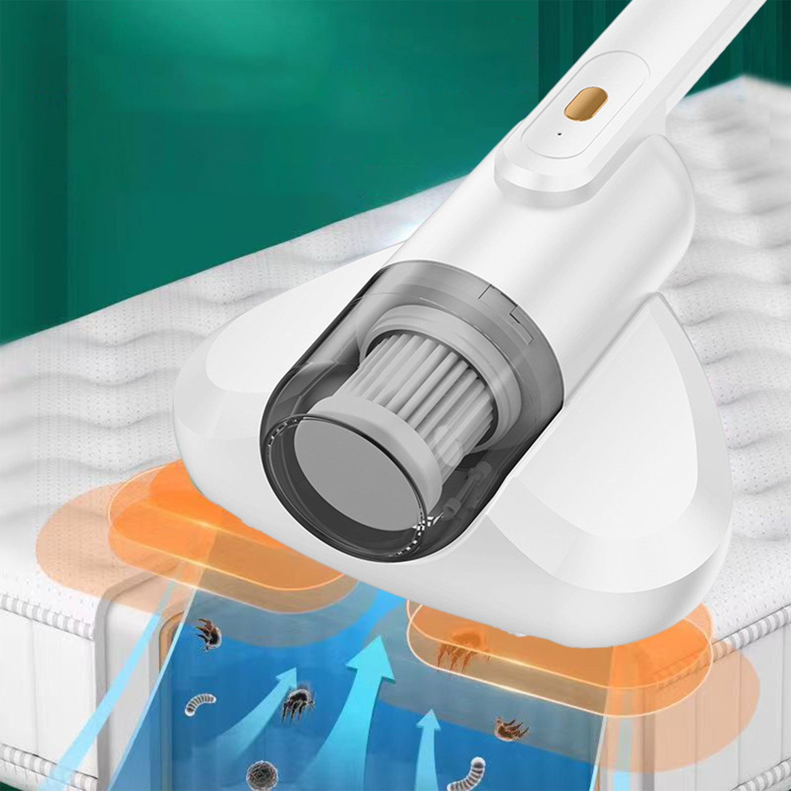 Portable Mattress Vacuum Cleaner For Home, Powerful Handheld Bed Vacuum Cleaner, Versatile Vacuum Cleaner For Bed, Sofa And Carpet